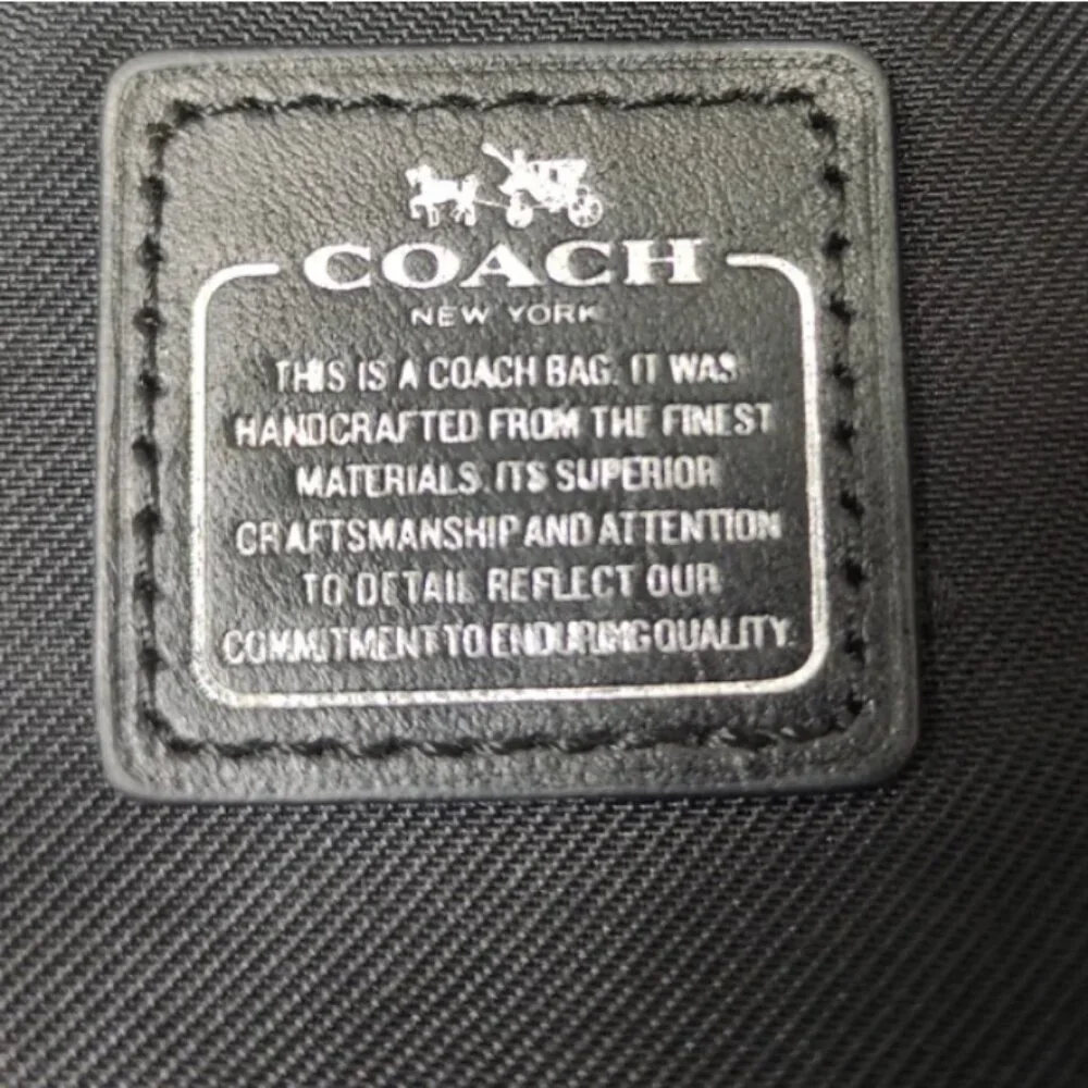 Coach Swagger Carryall In Pebble Leather Black with Silver Style No.34408 - Picture 8 of 15